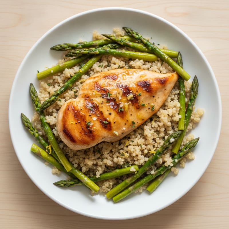 Lemon-Herb Chicken Breast with Quinoa