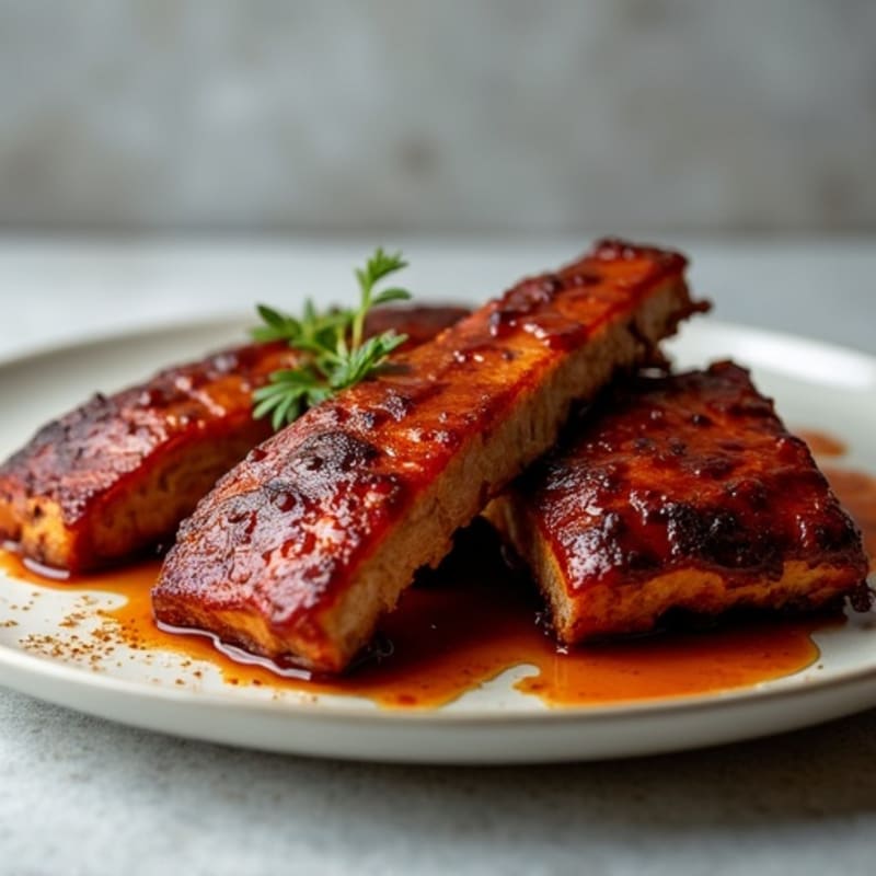 Tender Oven-Baked Pork Ribs with Smoky Sugar-Free BBQ Glaze