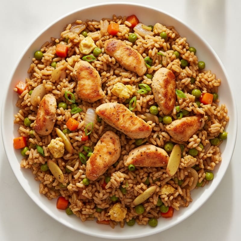 Savory Chicken and Vegetable Fried Rice