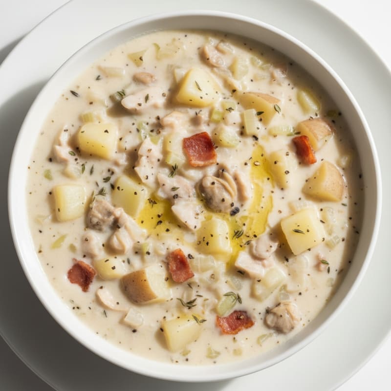 Hearty New England Clam Chowder