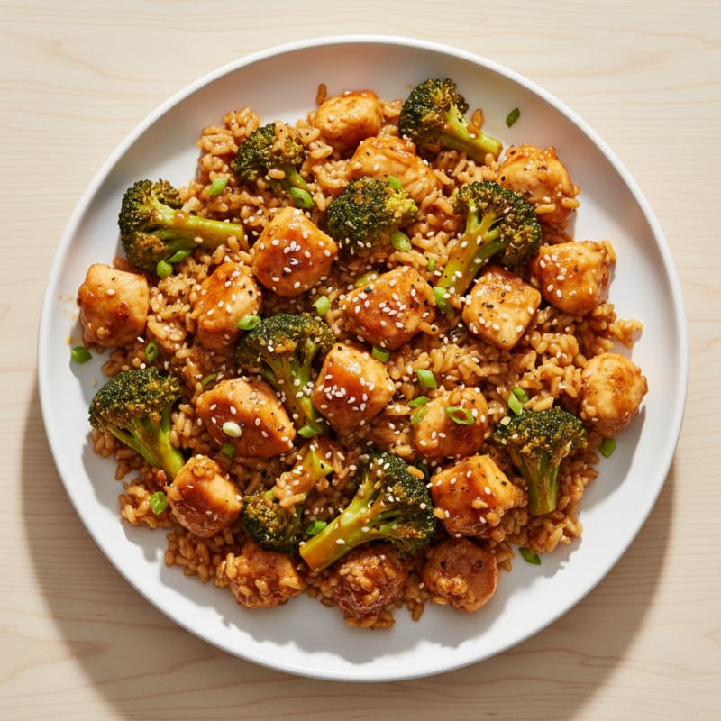 Sesame Chicken and Broccoli Stir-Fry