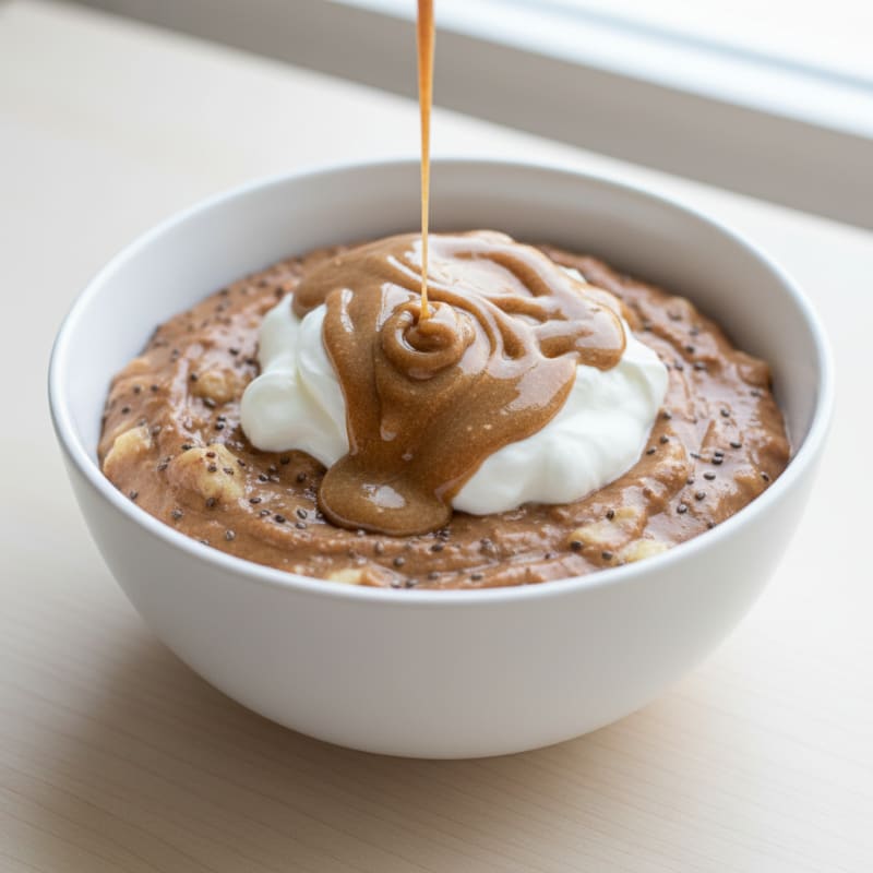 Protein Chocolate Banana Pudding