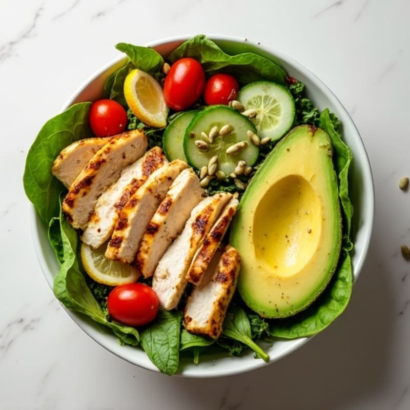 Crisp Avocado Salad Bowl