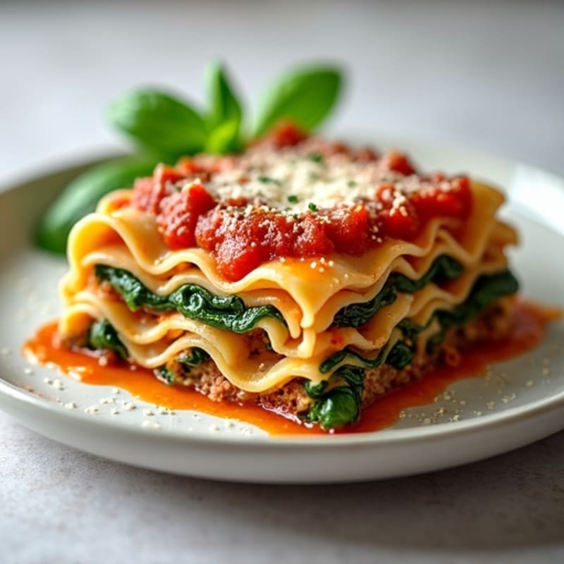 Lean Ground Turkey Lasagna Bake