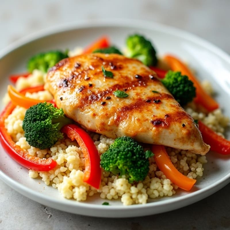 Cauliflower Rice Chicken Stir-Fry
