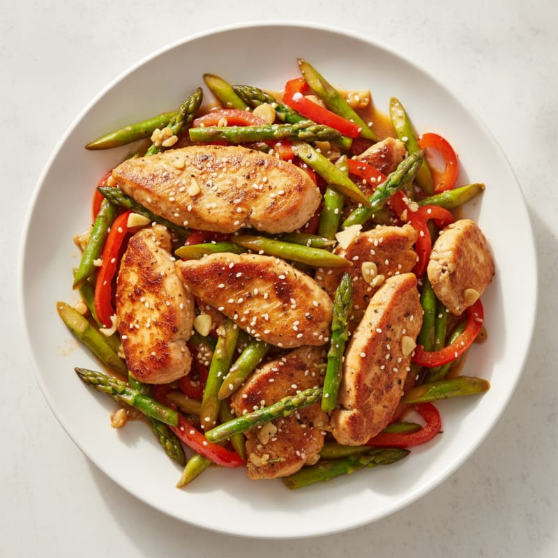 Chicken and Asparagus Stir-Fry