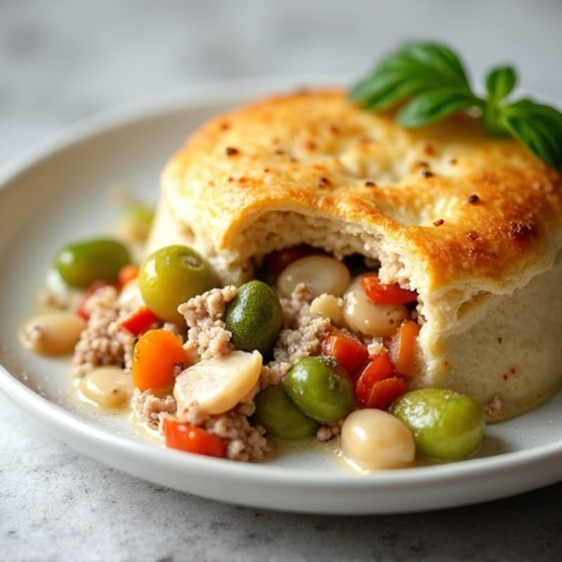 Creamy Lean Turkey and Vegetable Pot Pie