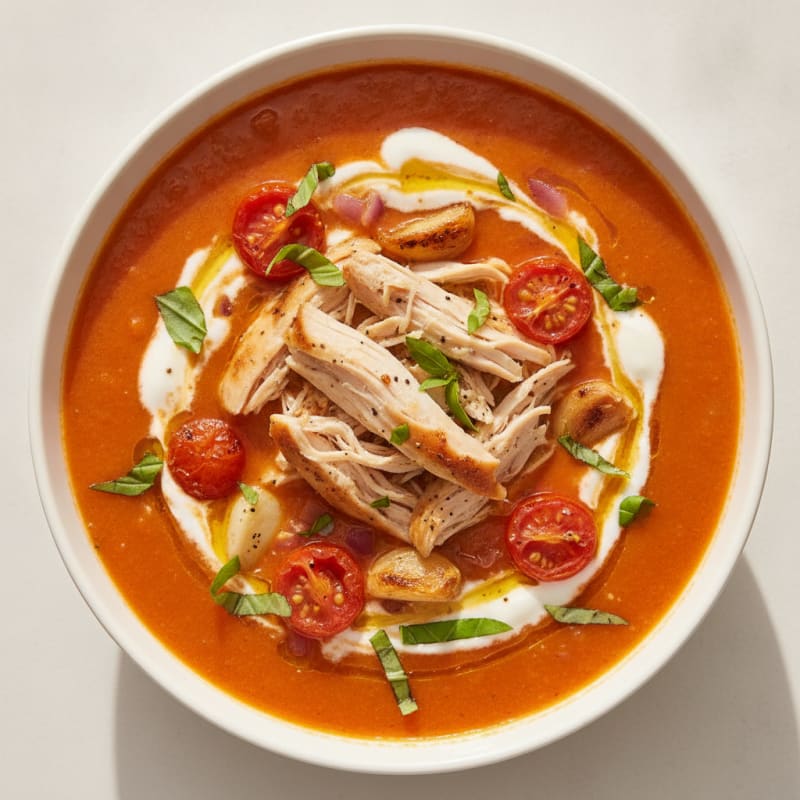Roasted Tomato Basil Soup