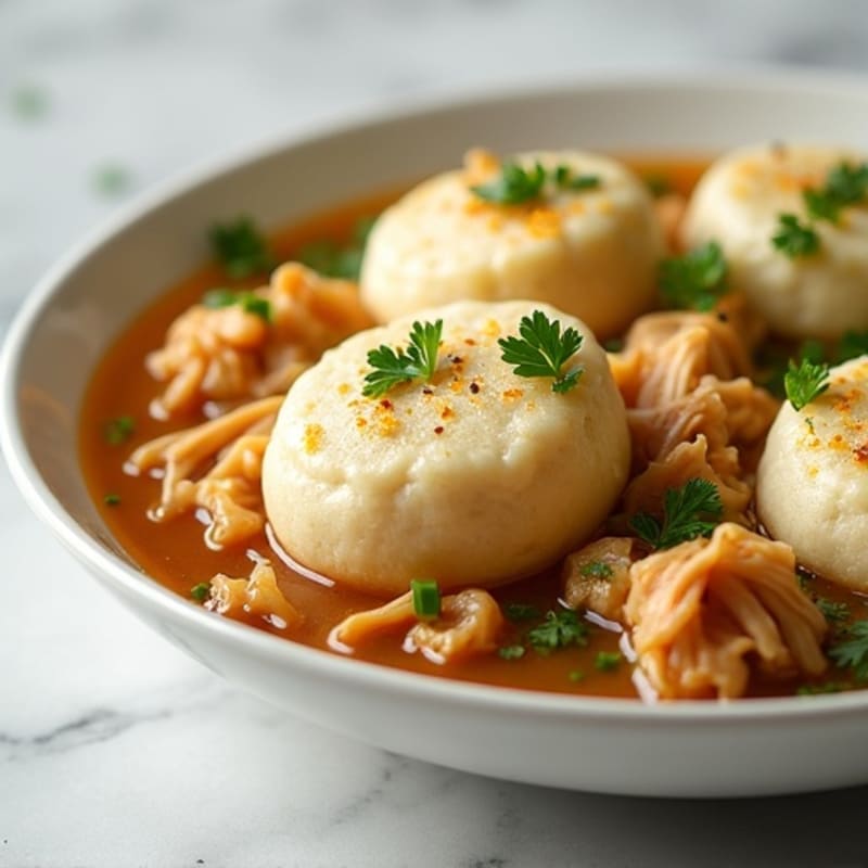Hearty Chicken and Fluffy Herb Dumplings