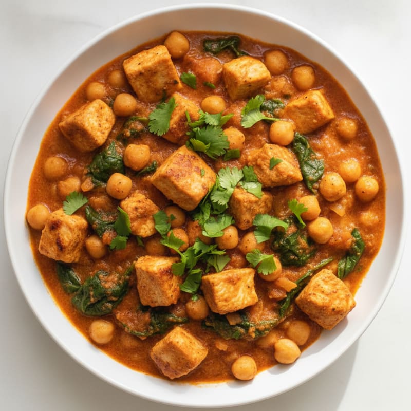 Hearty Chickpea and Tomato Curry