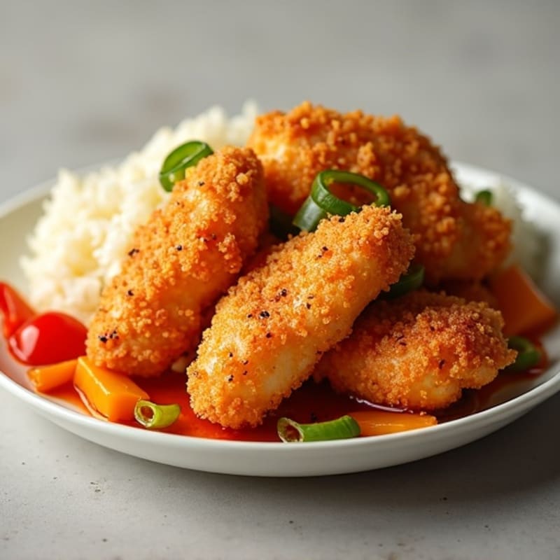 Crispy Baked Sweet and Sour Chicken