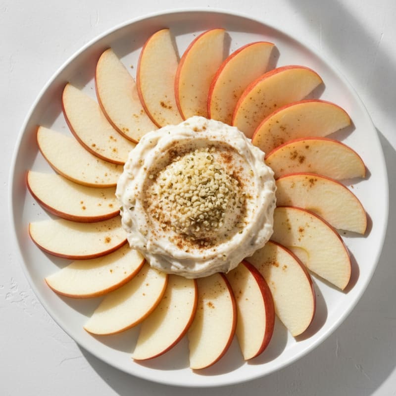 Apple Slices with Protein-Packed Almond Dip