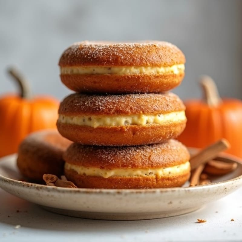 Pumpkin Spice Protein Baked Donuts