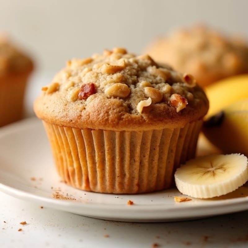 Almond Flour Banana Bread Muffins