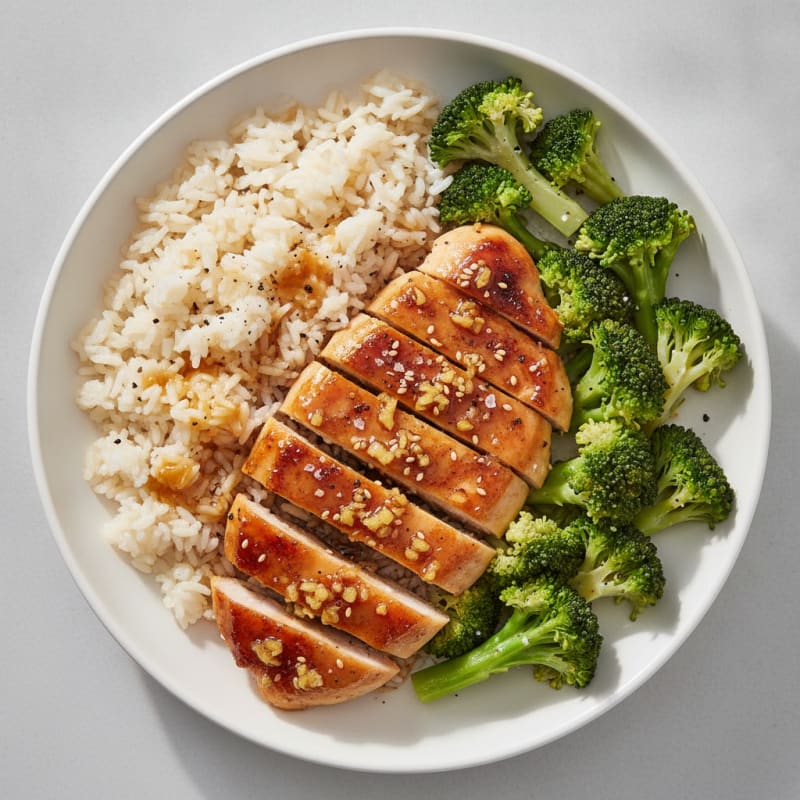 Honey-Garlic Chicken and Rice
