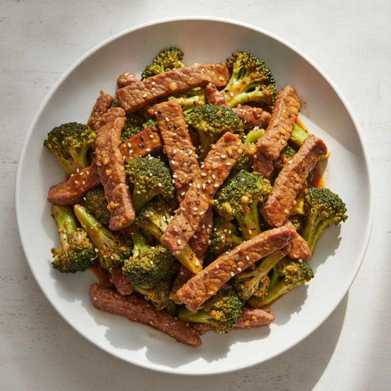 Sesame Beef and Broccoli Stir-Fry