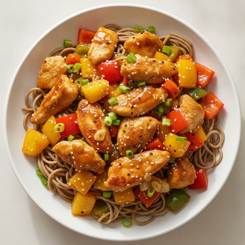 Sweet and Sour Chicken Stir-Fry