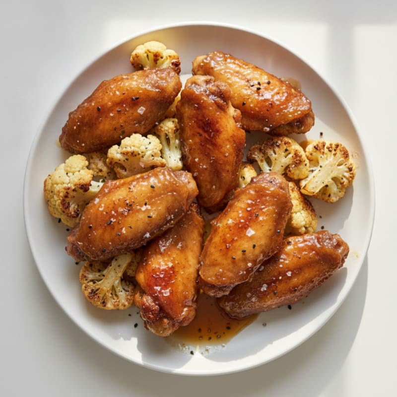 Sweet & Sticky Honey Glazed Chicken Wings