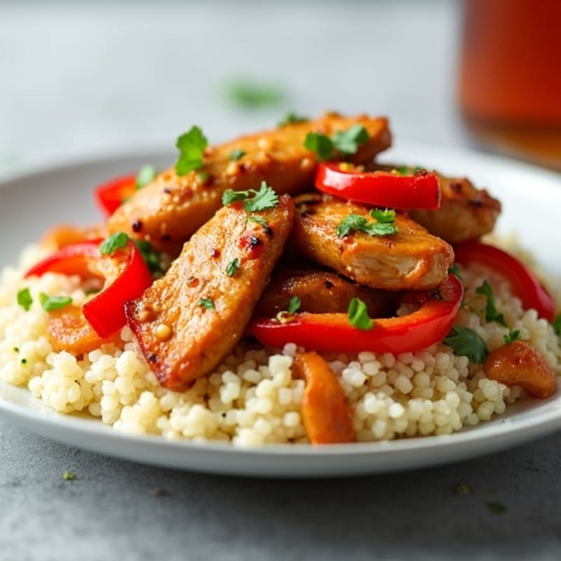 Cauliflower Rice Chicken Stir-Fry