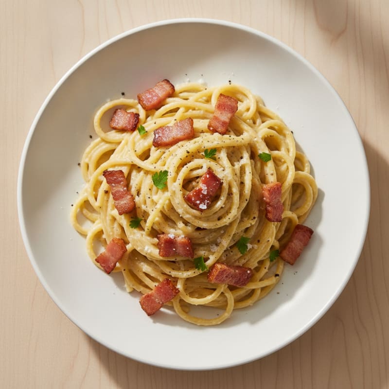 Classic Carbonara with Pancetta
