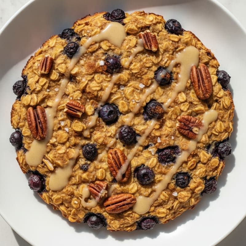 Blueberry Pecan Baked Oatmeal