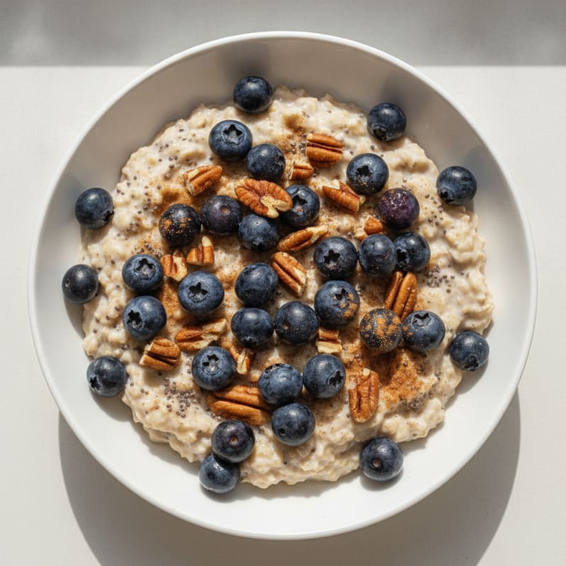 Blueberry Pecan Overnight Oats