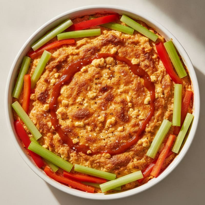 Buffalo Chicken Baked Dip