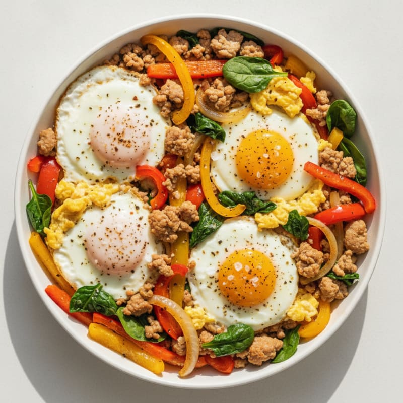 Hearty Morning Breakfast Skillet