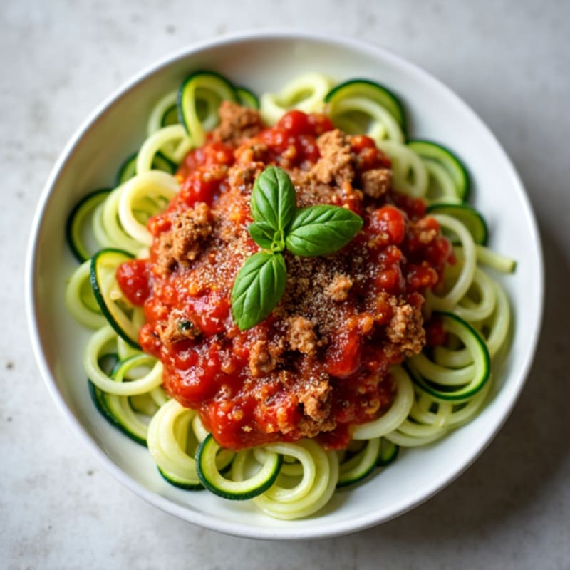 Protein-Packed Turkey and Zucchini Noodle Marinara