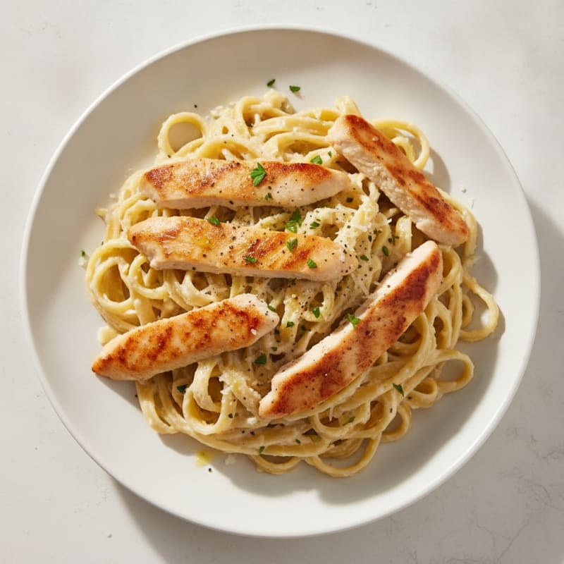 Chicken Alfredo Fettuccine Pasta