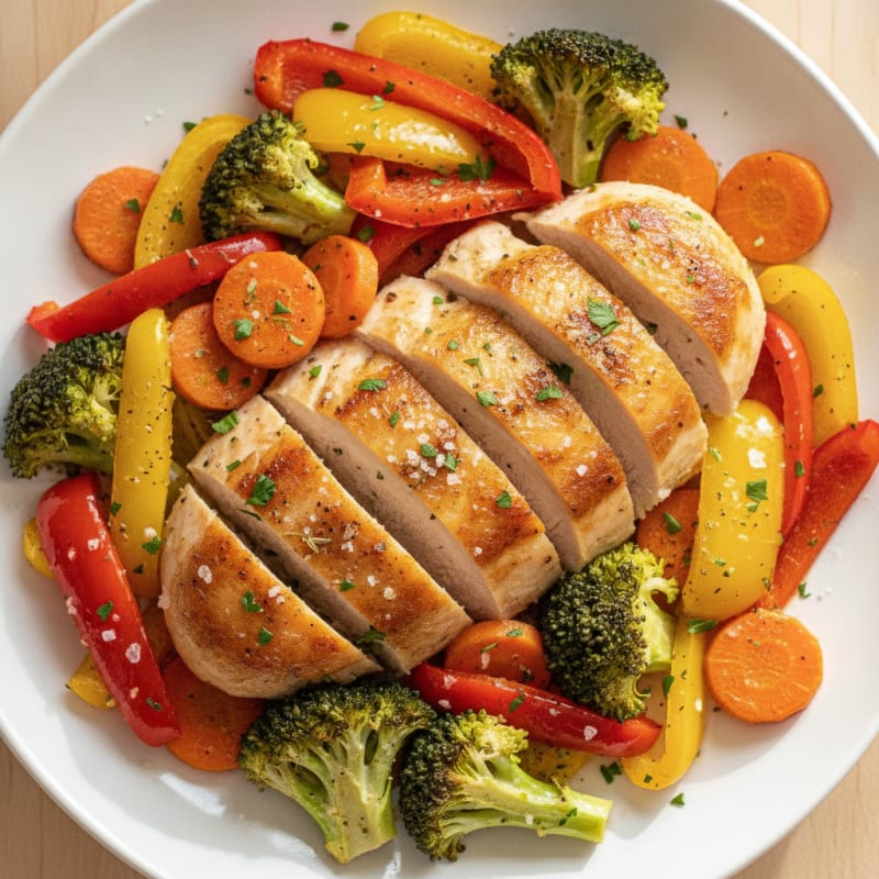 Lemon Herb Chicken and Roasted Vegetables