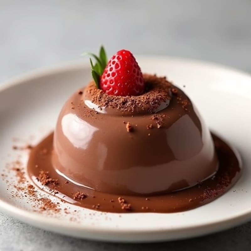 Silky Chocolate Protein Pudding with Greek Yogurt
