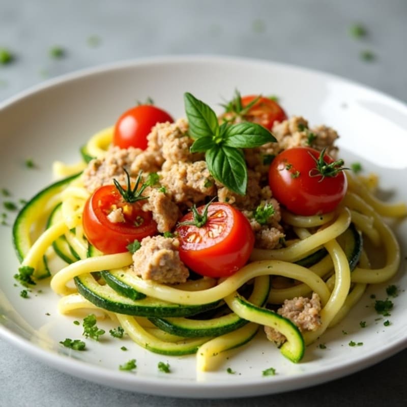 Protein-Packed Turkey and Zucchini Noodle Skillet