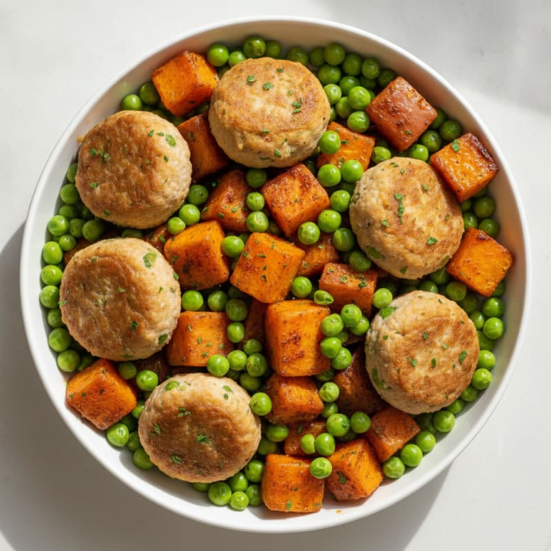 Savory Protein Bites with Roasted Vegetables