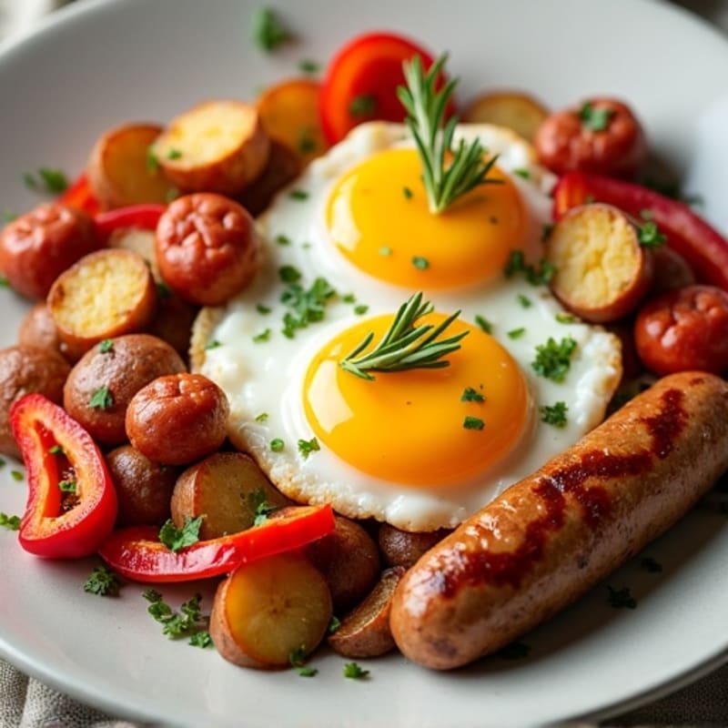 Hearty Sausage and Roasted Potato Bake