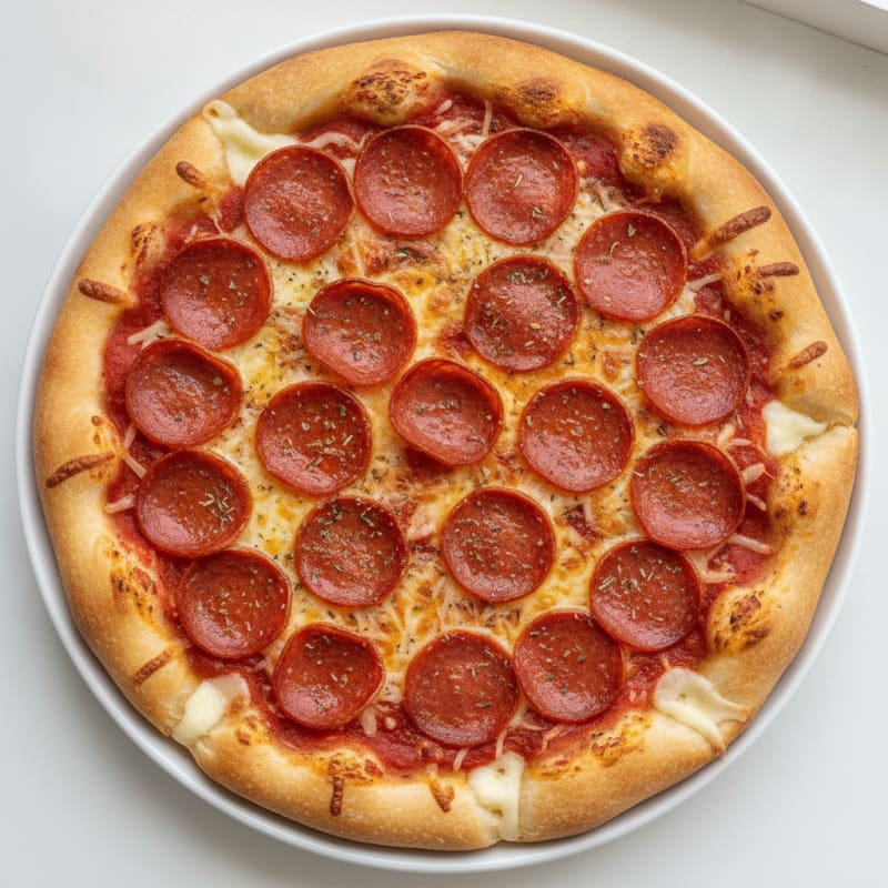 Pepperoni Stuffed Crust Pizza