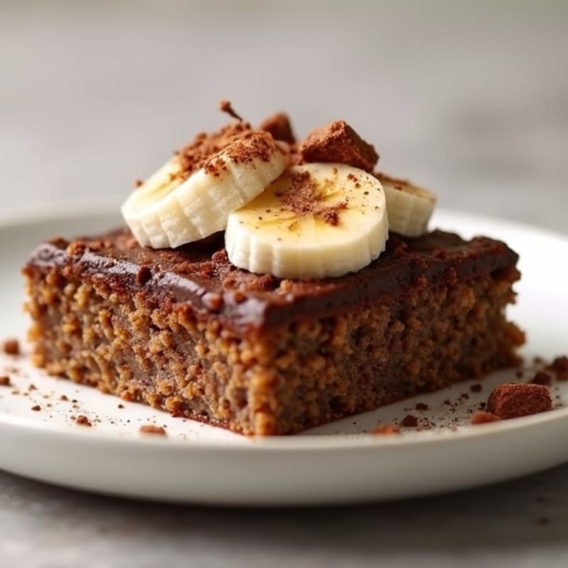 Fudgy Chocolate Protein Baked Oatmeal