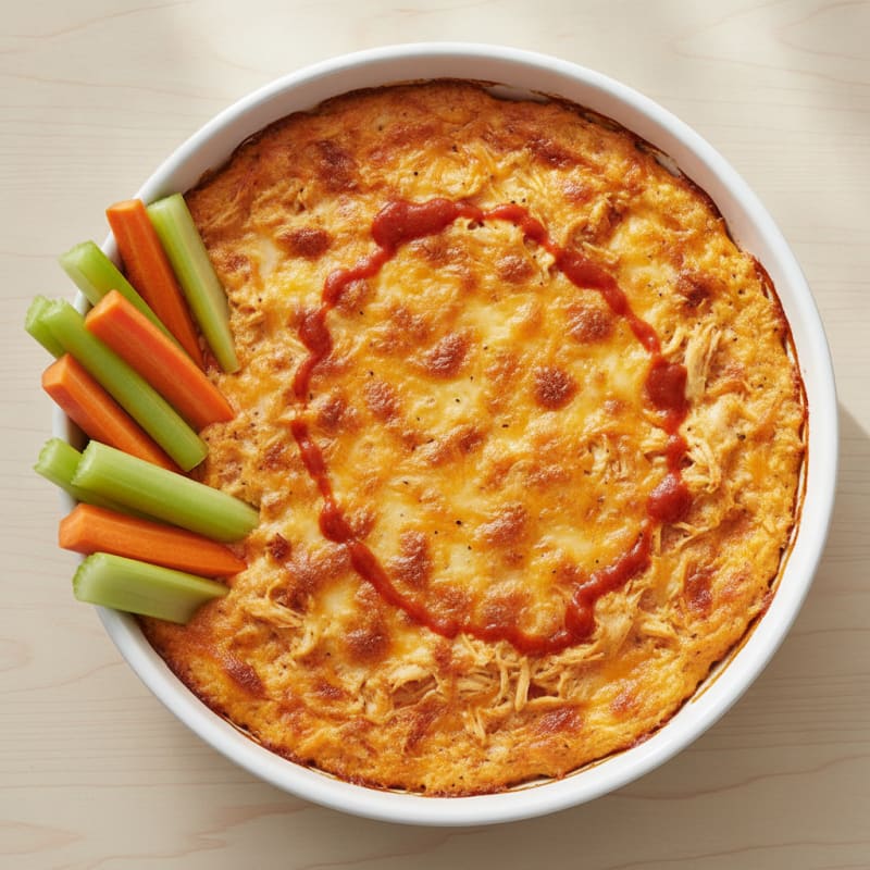 Clean Buffalo Chicken Dip