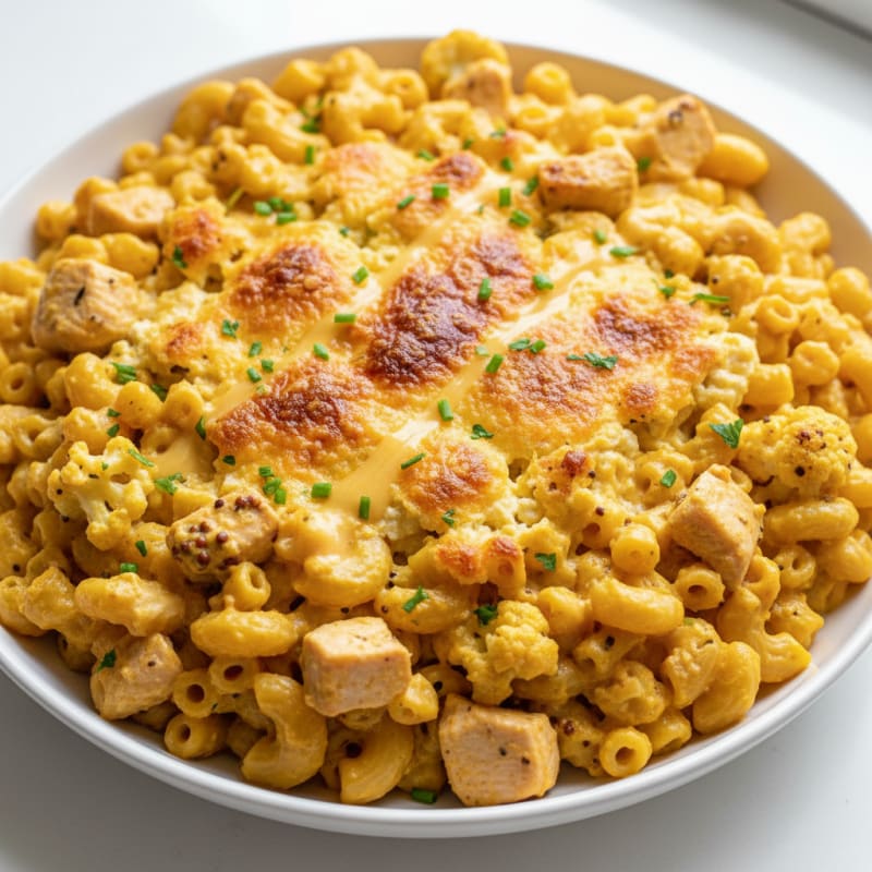 Creamy Golden Baked Macaroni and Cheese