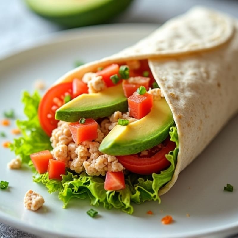 Fresh Spicy Tuna Power Wrap