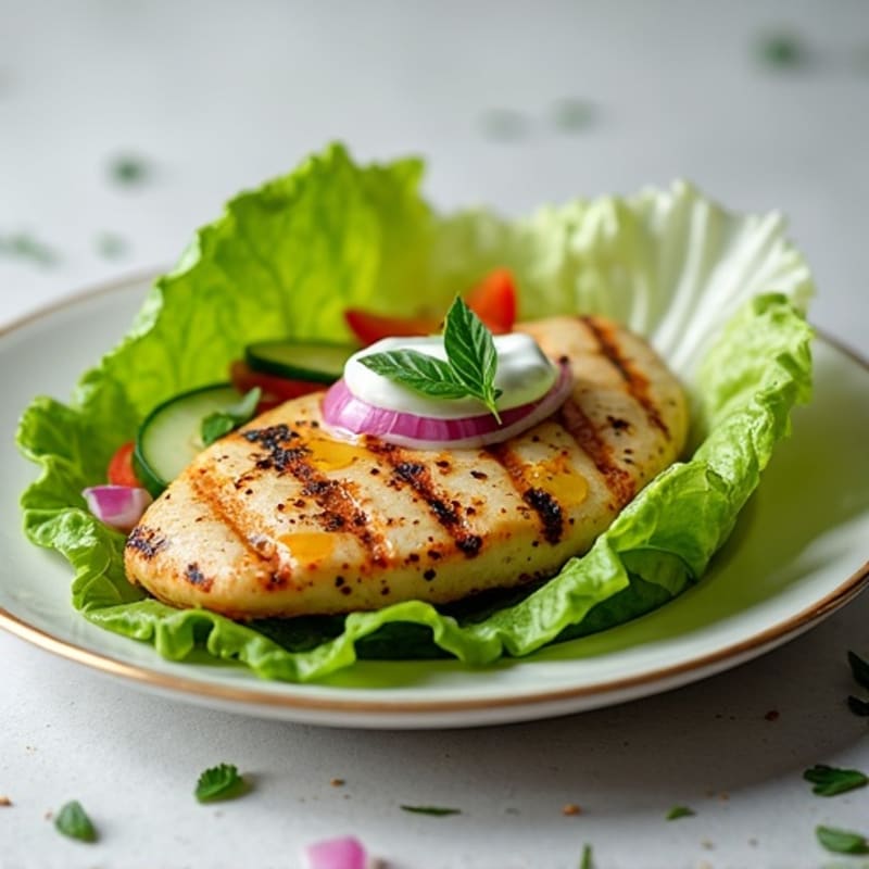 Herb-Grilled Chicken Lettuce Wrap