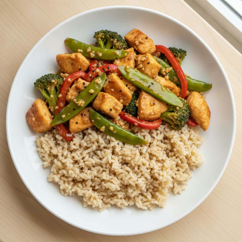 Teriyaki Chicken Stir-Fry with Vegetables
