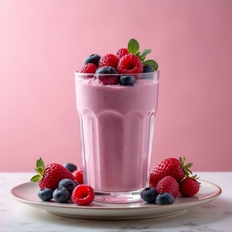 Creamy Berry Protein Shake
