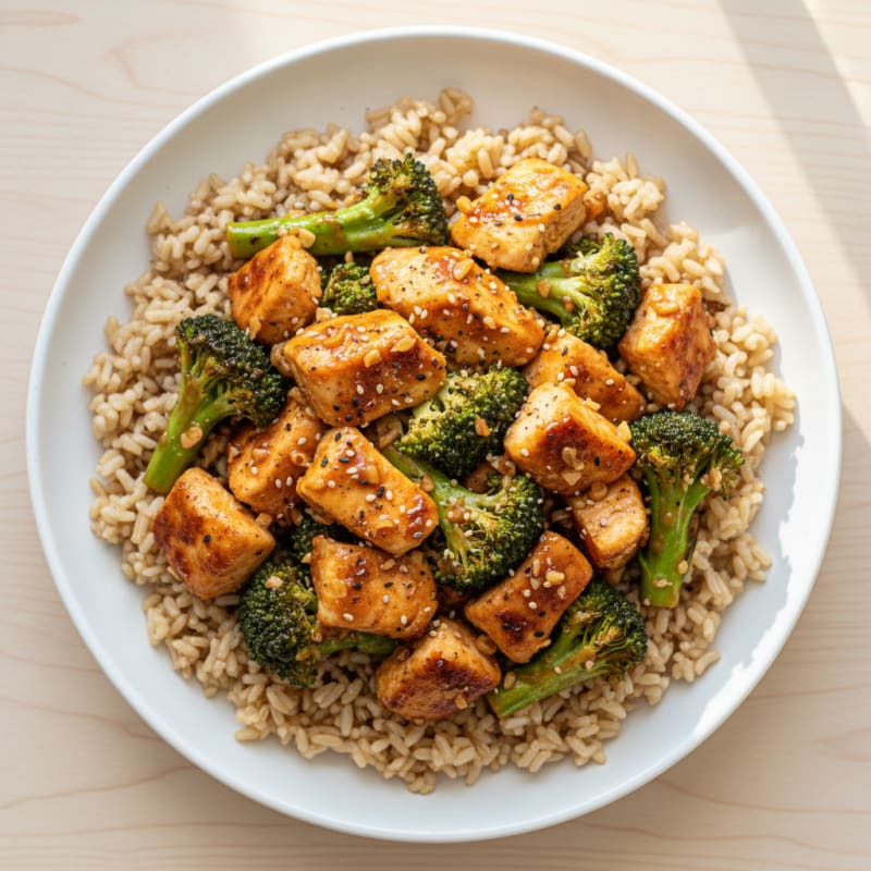 Chicken and Broccoli Rice Bowl