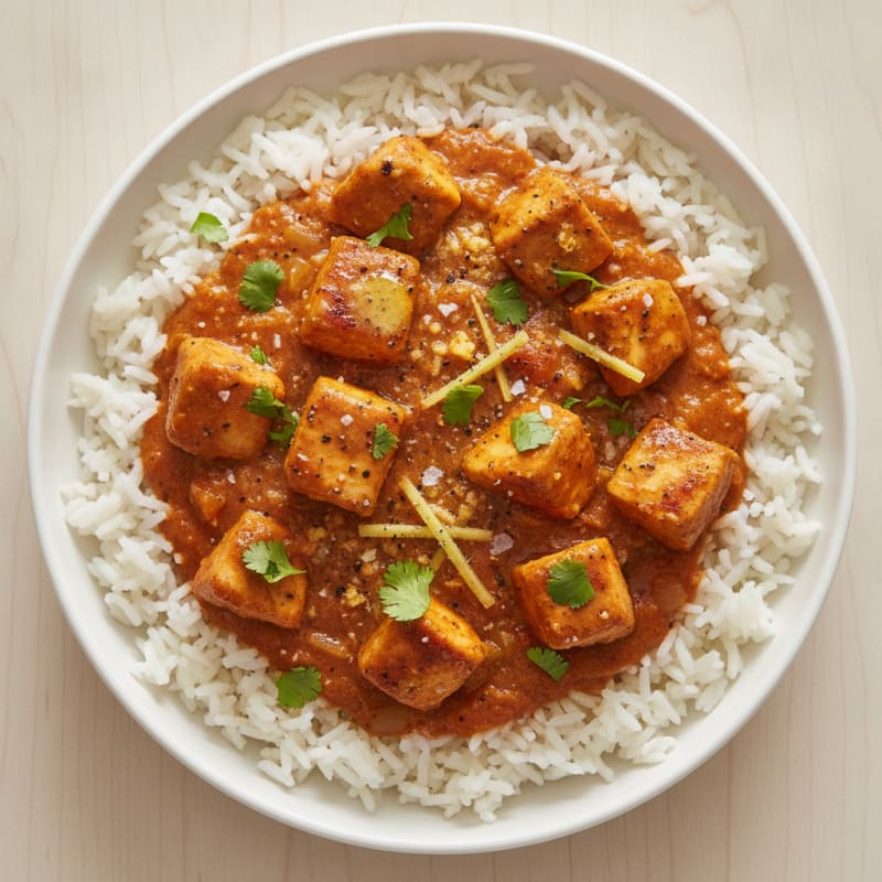 Spiced Butter Chicken with Basmati Rice