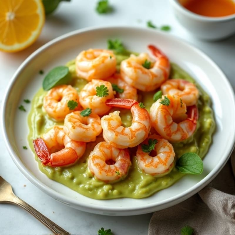 Fresh Citrus Marinated Shrimp with Creamy Avocado
