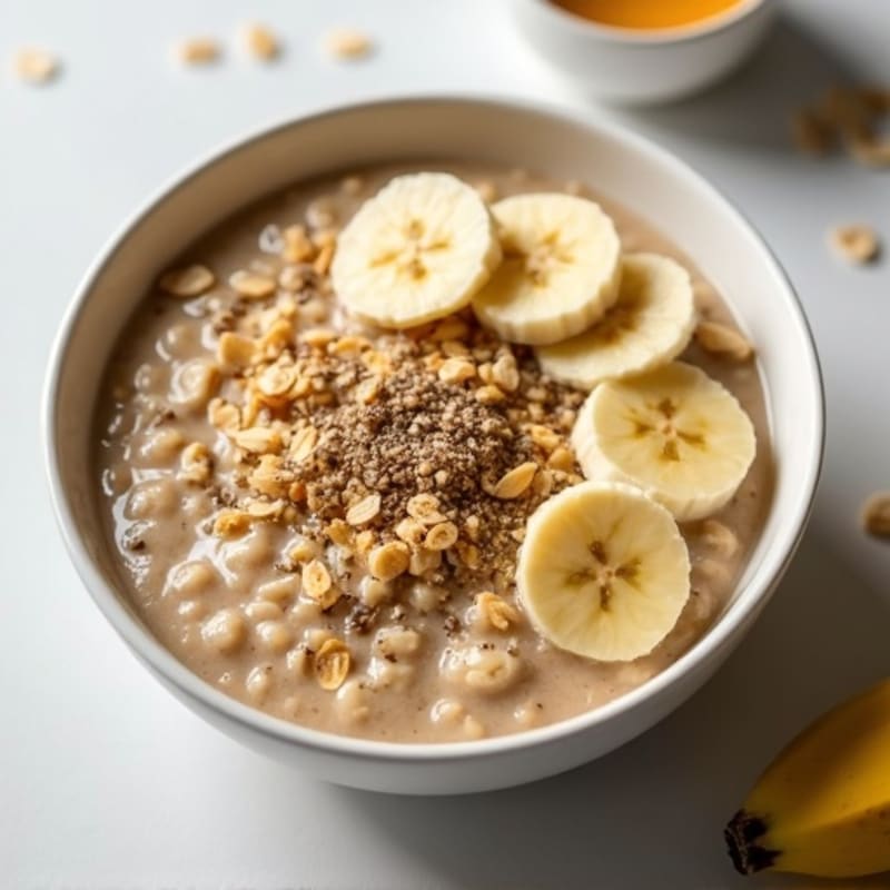 Protein-Packed Banana Oatmeal Bowl