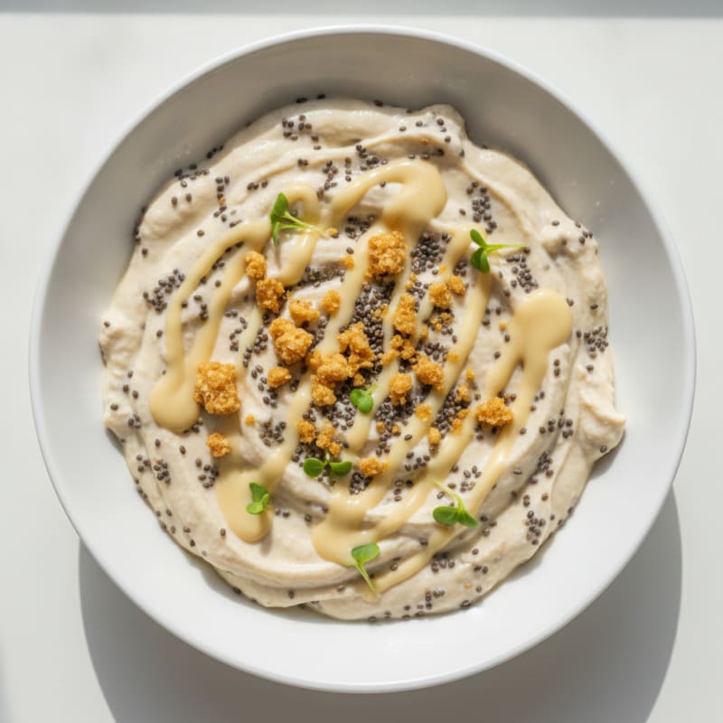 Silky Vanilla Protein Yogurt with Chia Seeds