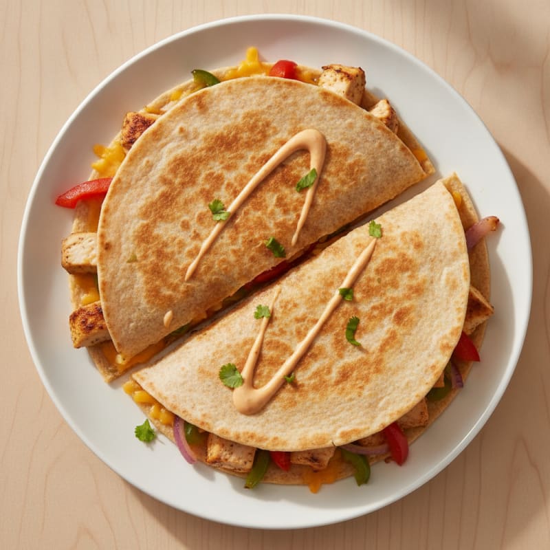 Chicken and Cheese Quesadillas