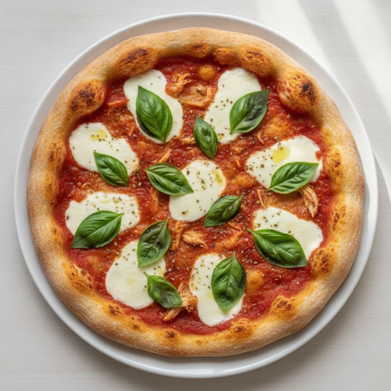 Classic Margherita Pizza with Fresh Basil